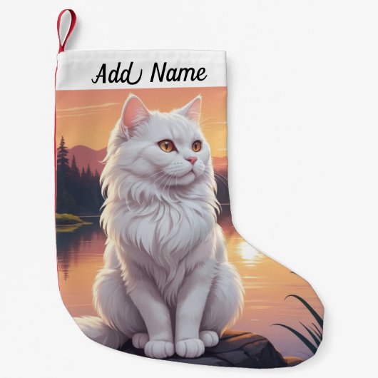 Petite Chaussette De Noël Persian Cat (Devant)