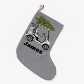 Petite Chaussette De Noël Personalized Name Golfer Christmas Golf Cart Xmas  (Devant (Accrochage))