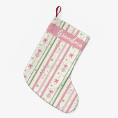 Petite Chaussette De Noël Personalized Pink Coquette Grandma (Devant (Accrochage))