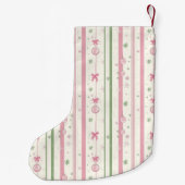 Petite Chaussette De Noël Personalized Pink Coquette Mom (Dos)