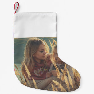 Petite Chaussette De Noël personnalisé ajouter votre photo noël personnalisé