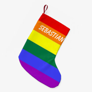 Petite Chaussette De Noël Personnalisez votre propre Gay pride personnalisé