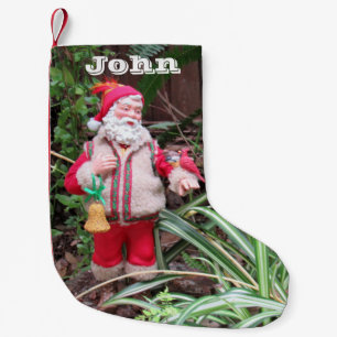 Petite Chaussette De Noël Personnalisez Woodland Père Noël Christmas Stockin