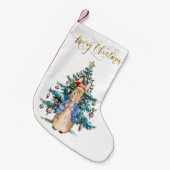 Petite Chaussette De Noël Peter le sapin de Noël du lapin (Devant (Accrochage))