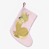 Petite Chaussette De Noël Petit chat Noël Stocker (Devant (Accrochage))