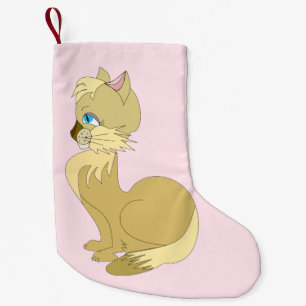 Petite Chaussette De Noël Petit chat Noël Stocker