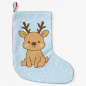 Petite Chaussette De Noël Petit renne (Devant)