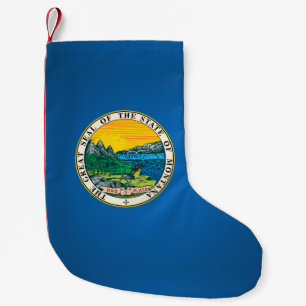 Petite Chaussette De Noël Phoque du Montana, phoque d'état américain