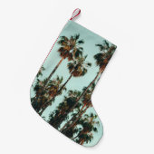 Petite Chaussette De Noël Photo de palmiers verts (Devant (Accrochage))