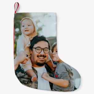 Petite Chaussette De Noël Photo personnalisé