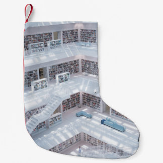 PETITE CHAUSSETTE DE NOËL PHOTOGRAPHIE DE BIBLIOTHÈQUE DE HAUTE AUGMENTATION