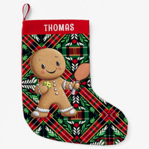 Petite Chaussette De Noël Pickleball 🎄 Pingerbread Paddle Power