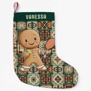 Petite Chaussette De Noël Pickleball 🎄 Pingerbread Paddle Power