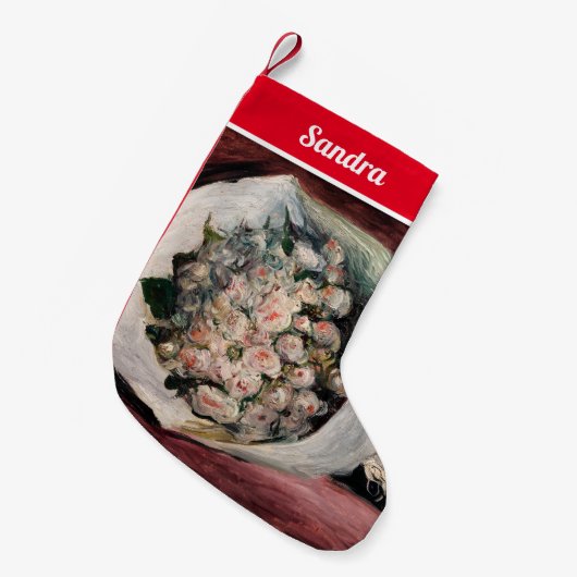 Petite Chaussette De Noël Pierre-Auguste Renoir - Bouquet dans une boîte (Devant (Accrochage))