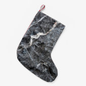 Petite Chaussette De Noël Pierre de marbre gris (Devant (Accrochage))