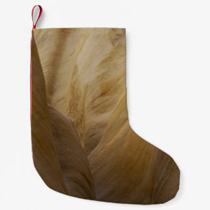Petite Chaussette De Noël Pierre grise et jaune