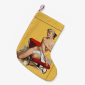 Petite Chaussette De Noël Pin- (Devant (Accrochage))