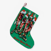 Petite Chaussette De Noël Pipe de Noël Peppers (Devant (Accrochage))