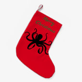 Petite Chaussette De Noël Pipe Silhouette Thunder_Cove (Devant (Accrochage))