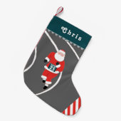 Petite Chaussette De Noël Piste d'Athlétisme (Devant (Accrochage))