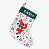 Petite Chaussette De Noël Piste et champ en cours (Devant (Accrochage))