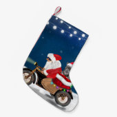 Petite Chaussette De Noël Pitbull Chien Noël Père Noël (Devant (Accrochage))