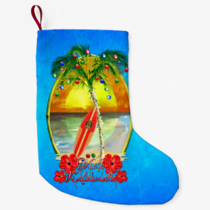 Petite Chaussette De Noël Plage Mele Kalikimaka