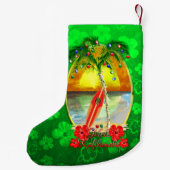 Petite Chaussette De Noël Plage Mele Kalikimaka (Dos)