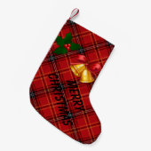 Petite Chaussette De Noël Plaid de Noël (Devant (Accrochage))