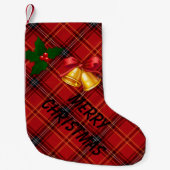 Petite Chaussette De Noël Plaid de Noël (Devant)