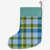 Petite Chaussette De Noël  Plaid Décoratif (Dos)