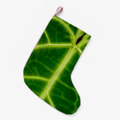 Petite Chaussette De Noël Plante à feuilles vertes (Devant (Accrochage))