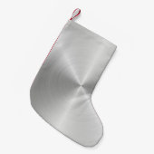 Petite Chaussette De Noël Plaques circulaires fer métallique (Devant (Accrochage))