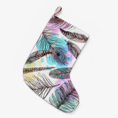 Petite Chaussette De Noël Plumes de paquetage (Devant (Accrochage))