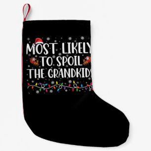 Petite Chaussette De Noël Plus susceptible de gâter les petits-enfants, Noël