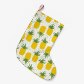 Petite Chaussette De Noël Points d'ananas : Conception de fruits d'été (Devant (Accrochage))