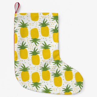 Petite Chaussette De Noël Points d'ananas : Conception de fruits d'été