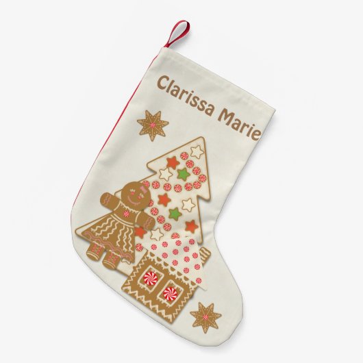 Petite Chaussette De Noël Pôle Nord (Devant (Accrochage))