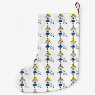 Petite Chaussette De Noël Pom-Pom Girl de l'Équipe Bleue