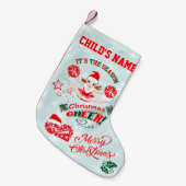 Petite Chaussette De Noël Pom-pom girl de Noël (Devant (Accrochage))