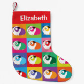 Petite Chaussette De Noël Pop Art Guinea Pigs (Devant)