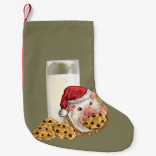 Petite Chaussette De Noël Porc de biscuit de Noël
