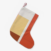 Petite Chaussette De Noël Porte rouge et blanche (Devant (Accrochage))