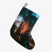 PETITE CHAUSSETTE DE NOËL PORTRAIT CHEVAL (Devant (Accrochage))