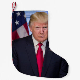 Petite Chaussette De Noël Portrait officiel de Donald Trump