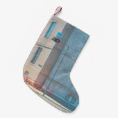 PETITE CHAUSSETTE DE NOËL POSTE DE LAMPE PRÈS DU BÂTIMENT (Devant (Accrochage))