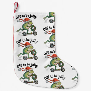 Petite Chaussette De Noël Pour être joyeux Noël Xmas Drôle de grenouille Sco