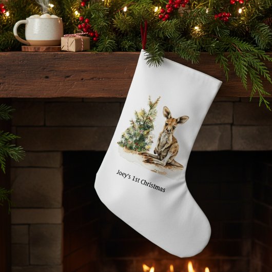Petite Chaussette De Noël Premier Noël de Joey, coutume