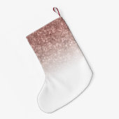 Petite Chaussette De Noël Premier Noël Mme Rose personnalisée Parties scinti (Dos (Accrochage))