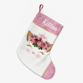 Petite Chaussette De Noël Princesse Kitty, réserve de Noël personnalisée (Devant (Accrochage))